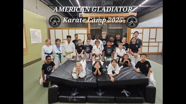 American Gladiator camp group photo